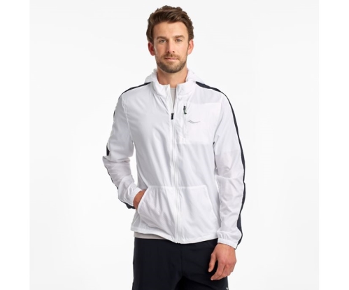 Tenis Saucony Packaway Jacket Hombre Chaquetas Ropa Blancas México MX-023-PV